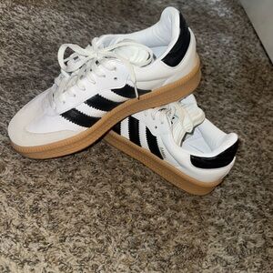 Adidas White and Black Sneakers